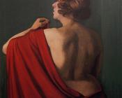 菲利克斯 瓦洛东 : Woman with Red Shawl